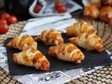 Recette Mini croissants apéritif (pizza au jambon et fromage)