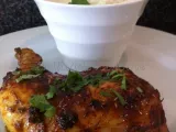 Recette Cuisses de poulet en papillote maison et riz au lait à la cardamome