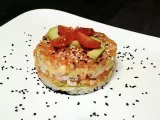 Recette Sushi cake au saumon facile