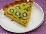 Recette Tarte aux amandes et kiwis