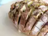 Recette Pain hérisson à effeuiller, au cantal - tomates séchées - pesto