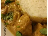 Recette Curry de poulet à l'aubergine