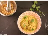 Recette Curry de porc léger, lait de coco et noix de cajou