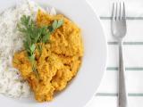 Recette Poulet au curry et lait de coco