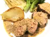 Recette Filet de porc aux deux moutardes