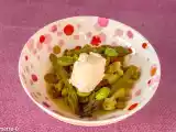 Recette Salade aux asperges vertes et aux tomates confites