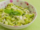 Recette Salade facile de concombre à la fêta et la menthe