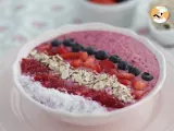 Recette Smoothie bowl aux fruits rouges
