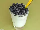 Recette Mousse au fromage blanc et aux myrtilles