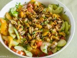 Recette Salade grecque aux moules et crevettes