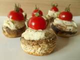 Recette Champignons farcis au fromage ail & fines herbes