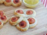 Recette Fleurs feuilletées aux knackis