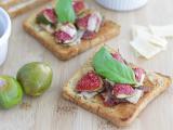 Recette Bruschetta aux figues, parmesan et jambon de parme