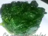 Recette Poêlée d'épinards frais à l'ail