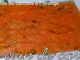 Recette Terrine froide de carottes à l’orange