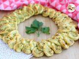 Recette Couronne feuilletée au pesto pour l'apéritif