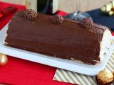 Recette Bûche de noel aux ferrero rochers