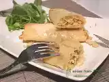 Recette Feuilletés de pâte filo au miel et fromage de chèvre.