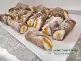 Recette Cannoli siciliani aux fruits confits.