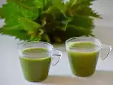 Recette Soupe aux orties parfumée au bleu de chèvre