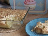 Recette Clafoutis à la rhubarbe en crumble