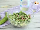 Recette Salade de fèves aux lardons