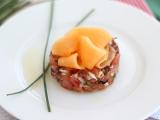 Recette Tartare jambon melon tomate