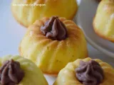 Recette Muffin au lait de coco garni de ganache choco