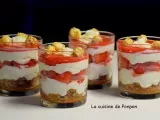 Recette Verrine crème de mascarpone, fraises et spéculoos