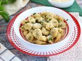 Recette Tortellinis au parmesan, jambon et basilic