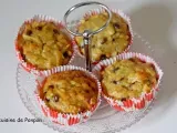 Recette Muffin aux flocons d'avoine, banane, pomme et pépites de chocolat