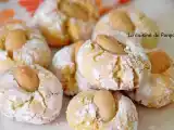 Recette Amaretti parfumé au yuzu et à la fleur d'oranger