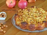 Recette Gâteau aux pommes flambées et noisettes