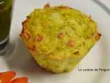 Recette Muffin aux brocolis et saucisson
