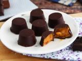 Recette Chocolats fourrés au caramel au beurre salé et aux amandes