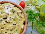 Recette Quiche aux champignons et chorizo