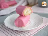 Recette Mini roulés à la fraise, les panthères roses