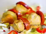 Recette Brochettes de chorizo et artichaut