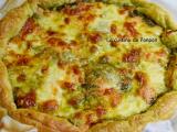 Recette Tarte au pesto, saumon fumé et mozzarella