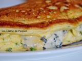 Recette Omelette aérienne à la ciboulette et fourme d'ambert