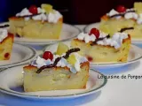 Recette Gâteau magique à l'ananas et aux griottines