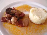 Recette Filet mignon de porc au chorizo et aux pruneaux
