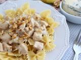 Recette Pâtes au poulet et au gorgonzola