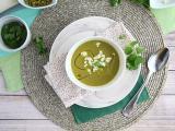 Recette Soupe froide de petits pois rapide