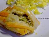 Recette Brick de poireaux sur lit de rillettes de poulet