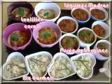 Recette Purée d'aubergine à l'indienne et légumes madras
