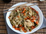 Recette Nouilles au poulet (express)