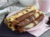 Recette Crêpes marbrées vanille chocolat