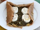 Recette Galette au fromage de chèvre et aux épinards