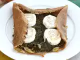 Recette Galette au fromage de chèvre et aux épinards